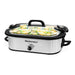 3.5Qt. Slow Cooker with Locking Lid (stainless steel)