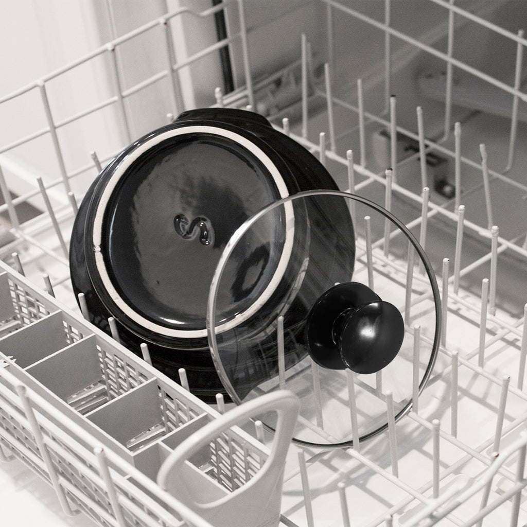 Slow cooker parts inside of the dishwasher