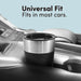 Universal Fit Fits in most cars. Mug in the car cup holder.
