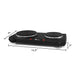 Dimensions of Dual Burner:  16.5" Width, 9" Length, 3" Height.