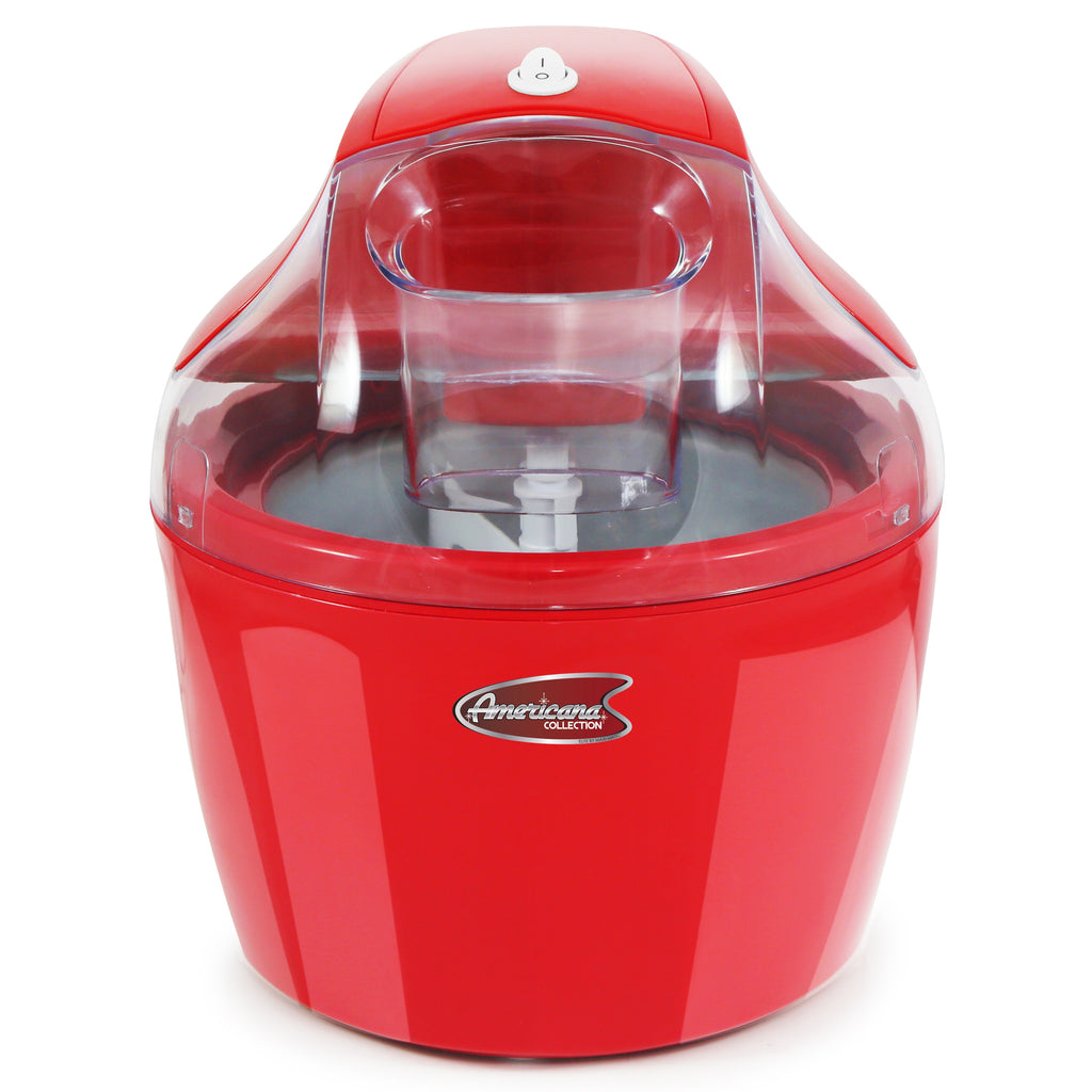 1.5Qt. Personal Ice Cream Maker with Freezer Bowl (Red)