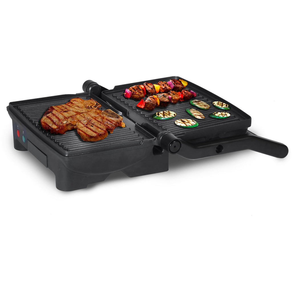 Nonstick Electric Panini Grill. Contact Grill. 180° Indoor Grill